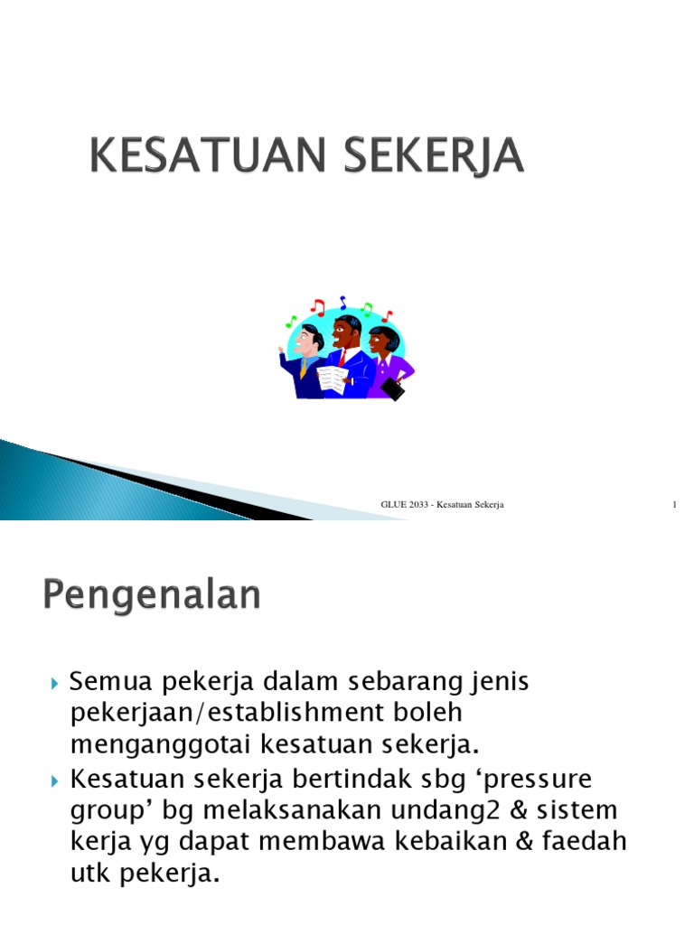 Akta Kesatuan Pekerja Pdf