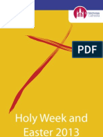 Holy Week and Easter 2013