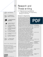 Research and Thesis Writing