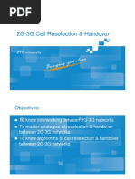 GO - NA25 - E1 - 1 2G-3G Cell Reselection & Handover