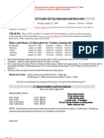 2009 PGX Vendor Info Package