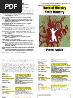 Download Youth Ministry Prayer Guide Template by M Baxter SN12885705 doc pdf