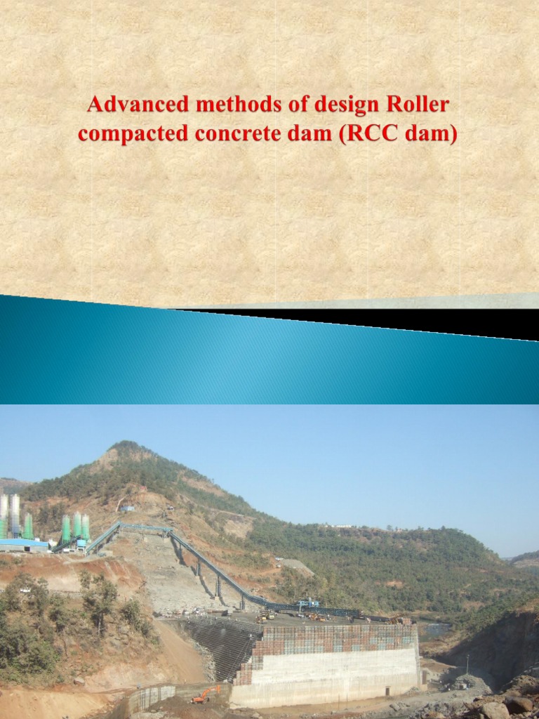 RCC Gravity Dam Construction Techniques | PDF | Dam | Spillway