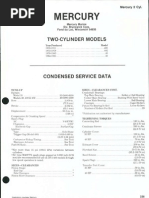 Mercury Service Manual 40 50 55 60 90 Internal Combustion