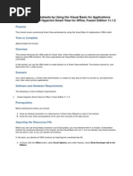 Customizing Worksheets by Using The Visual Basic For Applications Toolkit in Oracle® Hyperion Smart View For Office, Fusion Edition 11.1.2