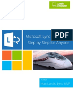 Microsoft Lync Server 2013 Step by Step For Anyone - REV007