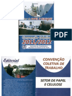 Convenção coletiva 2011-2012 Setor de Papel e Celulose