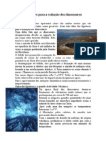 Teoria para a extinção dos dinossauros