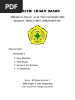 Download Industri Logam DasarMakalah by Tri Rahmatika SN128863603 doc pdf