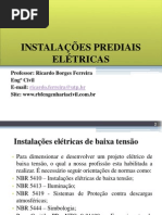 INSTALAÇÕES PREDIAIS ELÉTRICAS