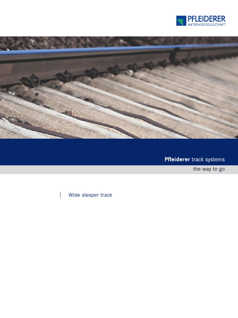 Breitschwelle En Pdf Track Rail Transport Rail Transport