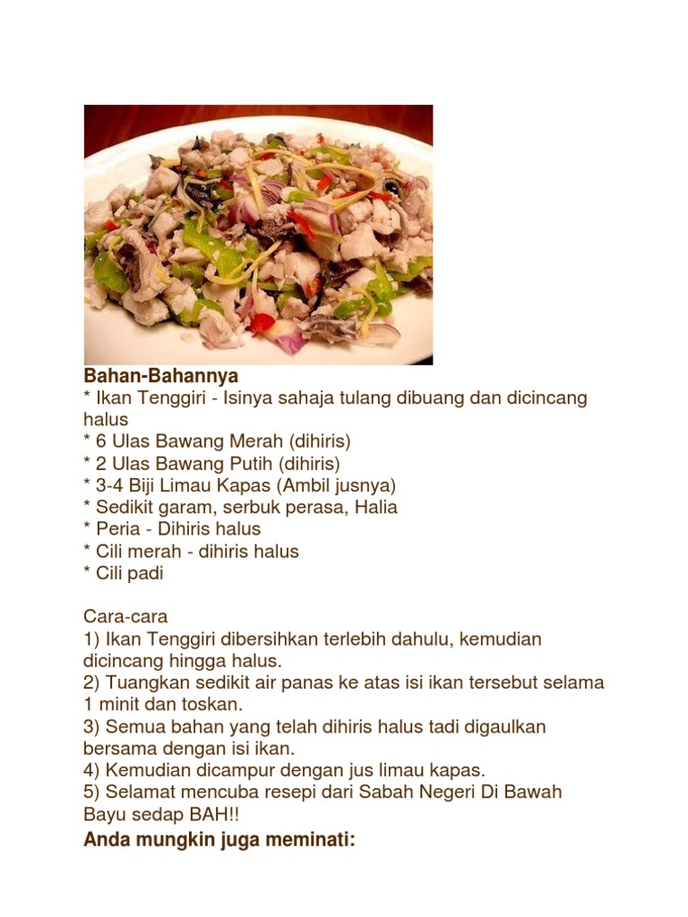 Resepi Hinava Pdf
