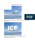 Step 1: First, Open Any Image in Photoshop To Create Ice Text