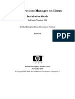 Hp Man OML9.01 Linux Installation PDF