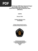 Download Analisis Perhitungan Pdb Hijau Indonesia Dengan Grey System Theory Tipe Gm 11 by Andistya Oktaning Listra SN128883048 doc pdf