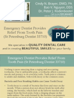 Emergency Dentist Provides Relief From Tooth Pain (St Petersburg Dentist 33710)