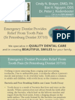 Emergency Dentist Provides Relief From Tooth Pain (ST Petersburg Dentist 33710)