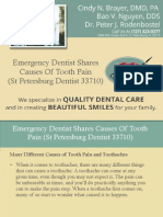 Emergency Dentist Shares Causes of Tooth Pain (St Petersburg Dentist 33710)