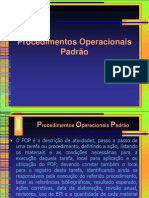 Procedimentos Operacionais Padrão - POP