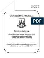 F. E. Sem. I & II SYLLABUS