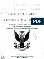 Boletin Oficial y Revista Masonica Del Supremo Consejo Del Grado 33. 1935