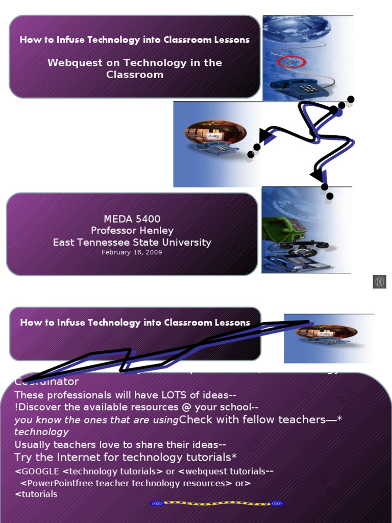 Infusing Technology in Classroom Lessons | PDF | Classroom | Pedagogy