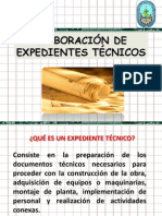 Elaboración de Expedientes Técnicos