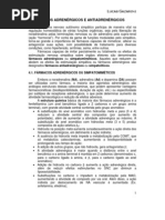 4. FÁRMACOS ADRENÉRGICOS E ANTIADRENÉRGICOS