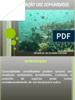 Classificação de comunidades segundo critérios hierárquico, divisivo, aglomerativo e monotético