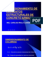 Dimensionamiento de Elementos Estructurales - Dsec
