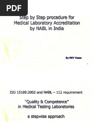 Step by Step Procedure for Medical Laboratory Accreditation