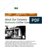 Starbucks: About Our Company - Coffee Company