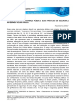 Observatório de Segurança Pública. Boas Práticas em Segurança No Estado de São Paulo.