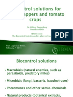 Biocontrol para Problemas en Pimientos y Tomates