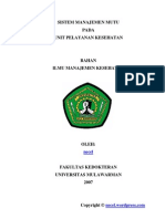 Download Sistem Manajemen Mutu Pada Unit Pelayanan Kesehatan by necel SN12896609 doc pdf