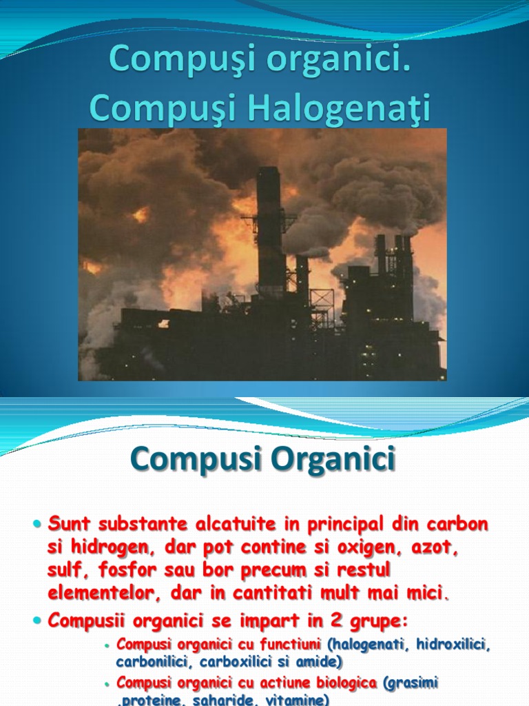 Compusi Organici Halogenati | PDF