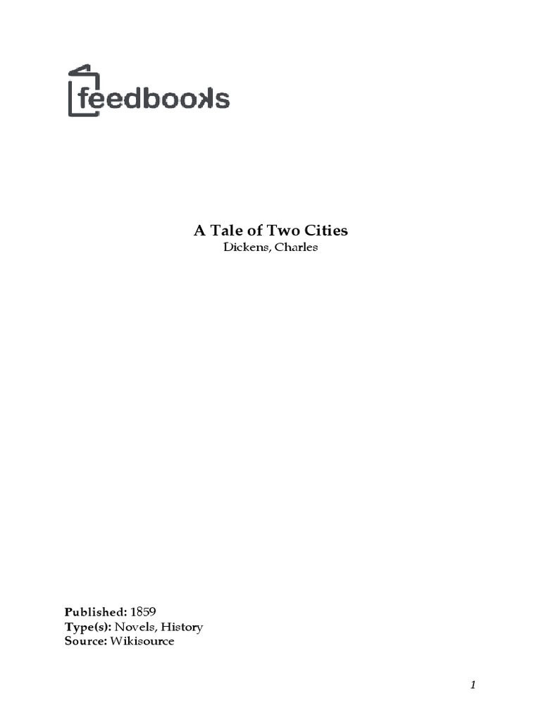 Dickens - A Tale of Two Cities | PDF