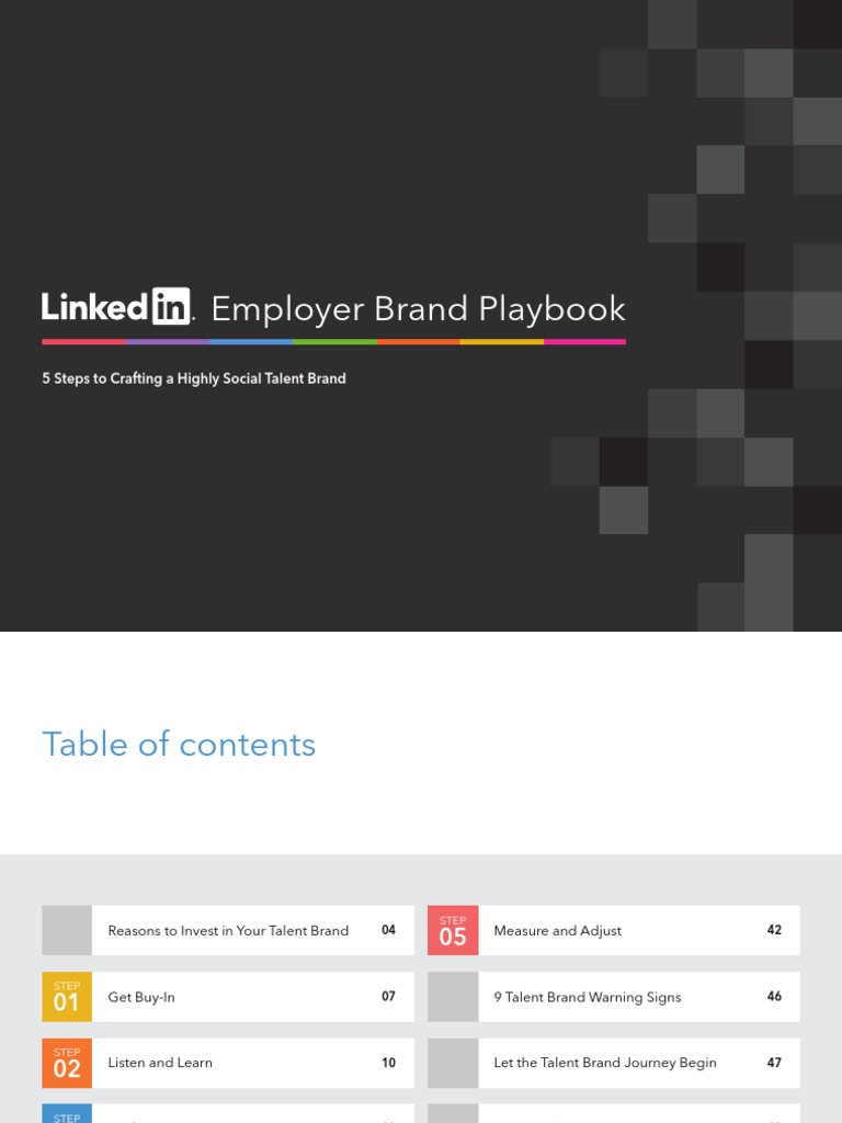 Linkedin Employer Brand Playbook Download Free Pdf Linked In