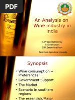 Download An Analysis on Indian Wine INdustry by Swaminathan S Raamanathan SN12897805 doc pdf