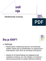IDEF Metodi Modeliranja