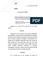 Casación por violación a menores