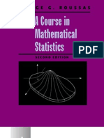 A Course in Mathematical Statistics 0125993153