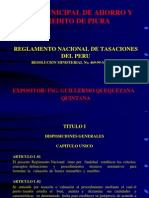 Diapositvas Seminario Reglamento Tasaciones Caja Piura