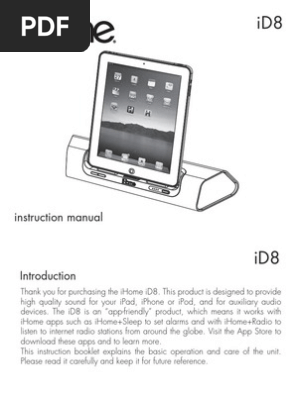 ihome id8