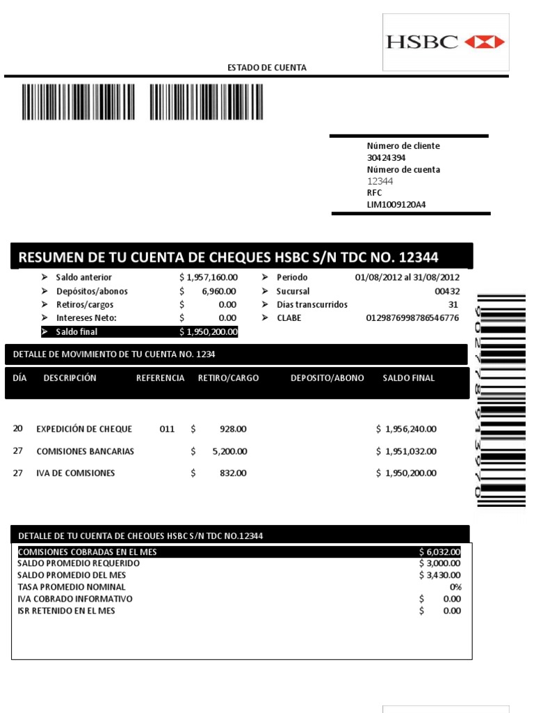 Estado de Cuenta
