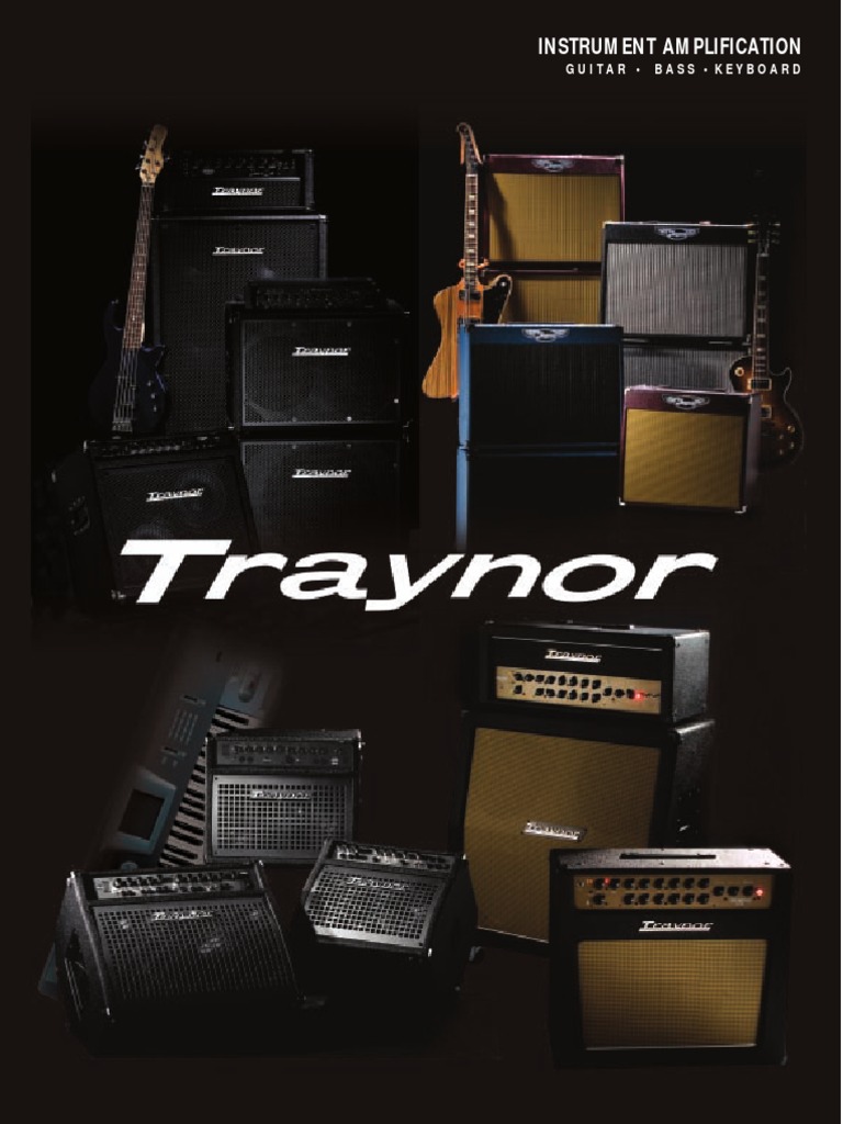 Traynor Instrument Catalog | PDF | Amplifier | Loudspeaker