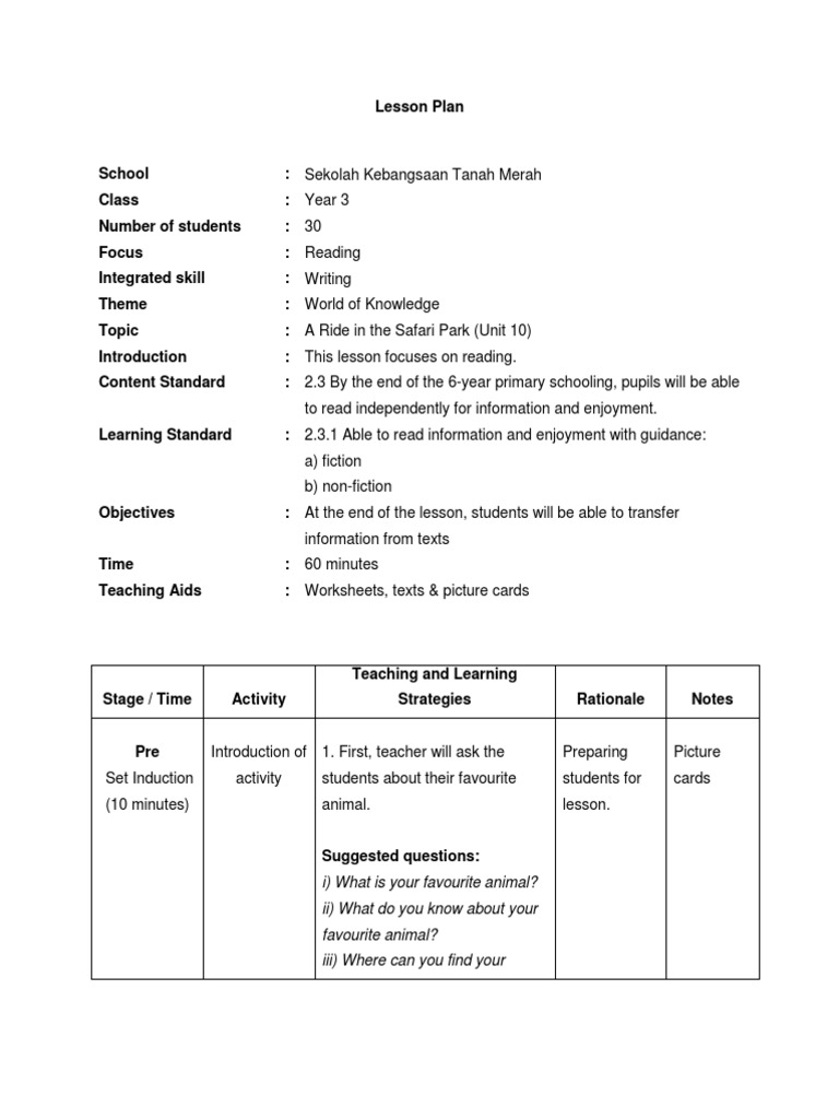 Soalan English Year 3 Paper 1 - Contoh Dot