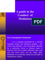 Guide in The Conduct of Mediation & Conferencing (Edited)