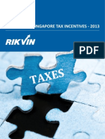 Singapore Tax Incentives 2013