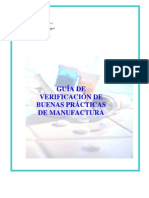 u1. GUiA DE VERIFICACIÓN DE BUENAS PRaCTICAS DE MANUFACTURA